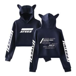 Ateez Cropped Hoodie #4