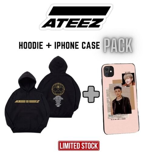 Ateez Xmas Pack: Hoodie + iPhone Case